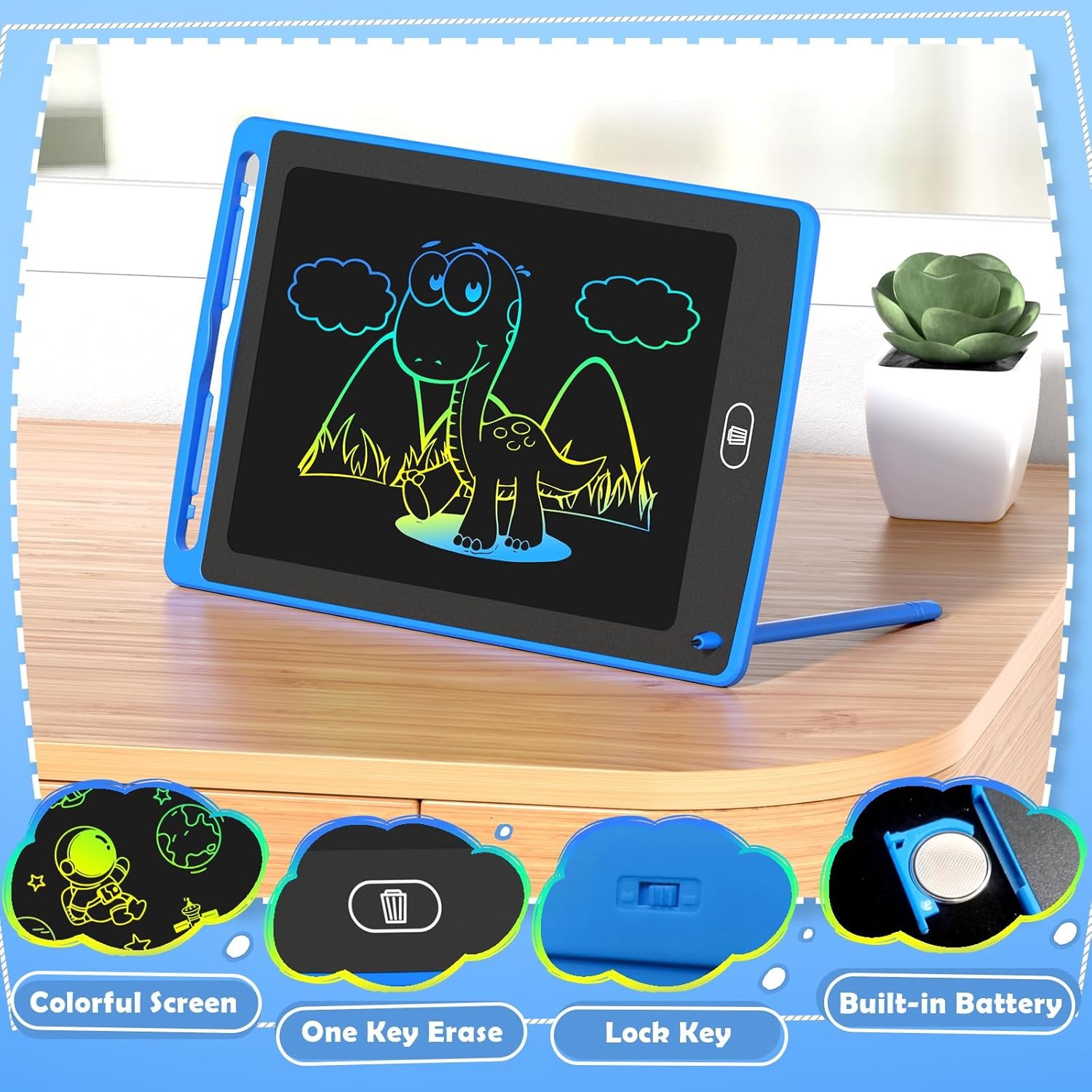 Pack LCD Writing Tablet for Ki - đánh giá và giá Kids Educational Gadget