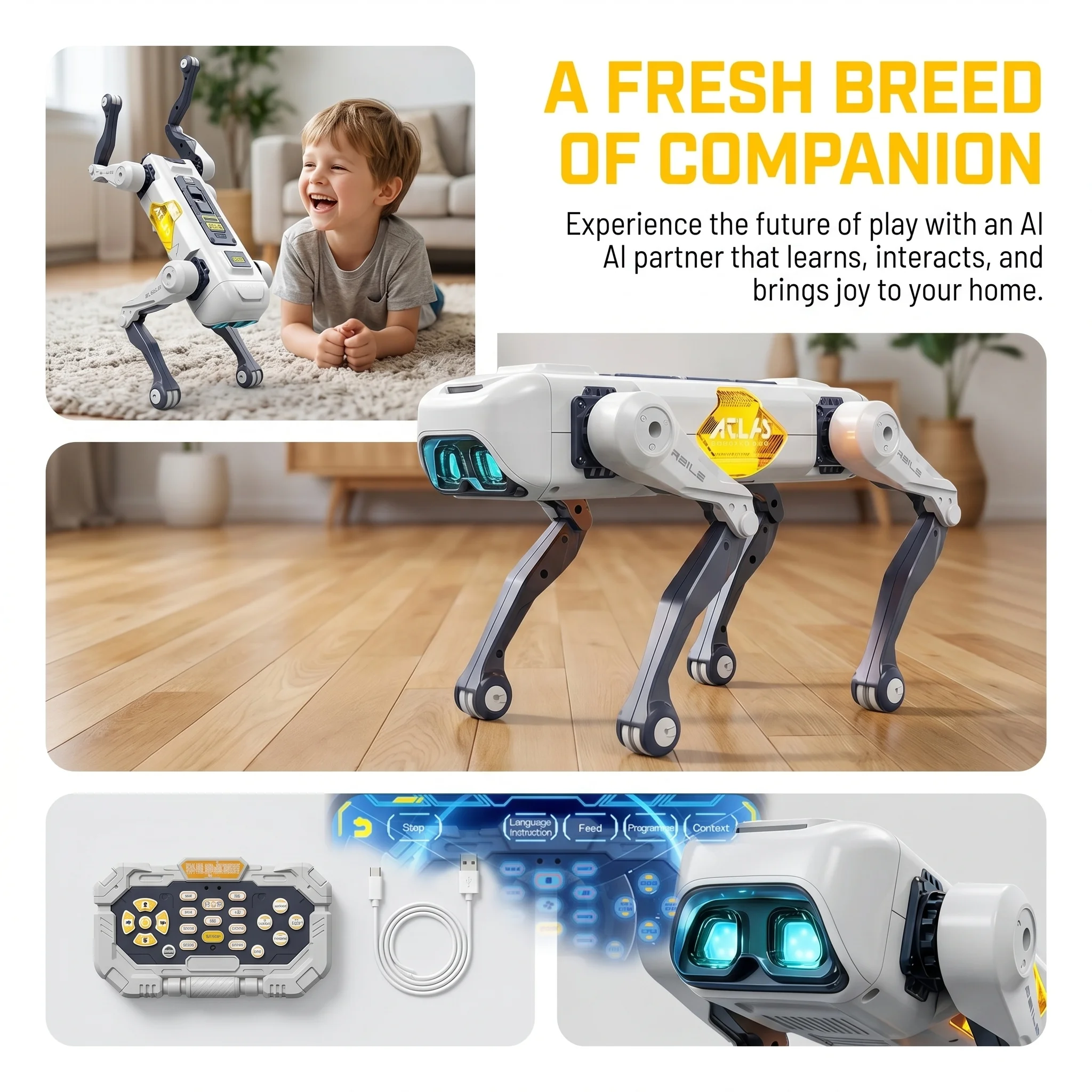 AI Smart Robot Dog, Voice & AP - đánh giá và giá Kid Education