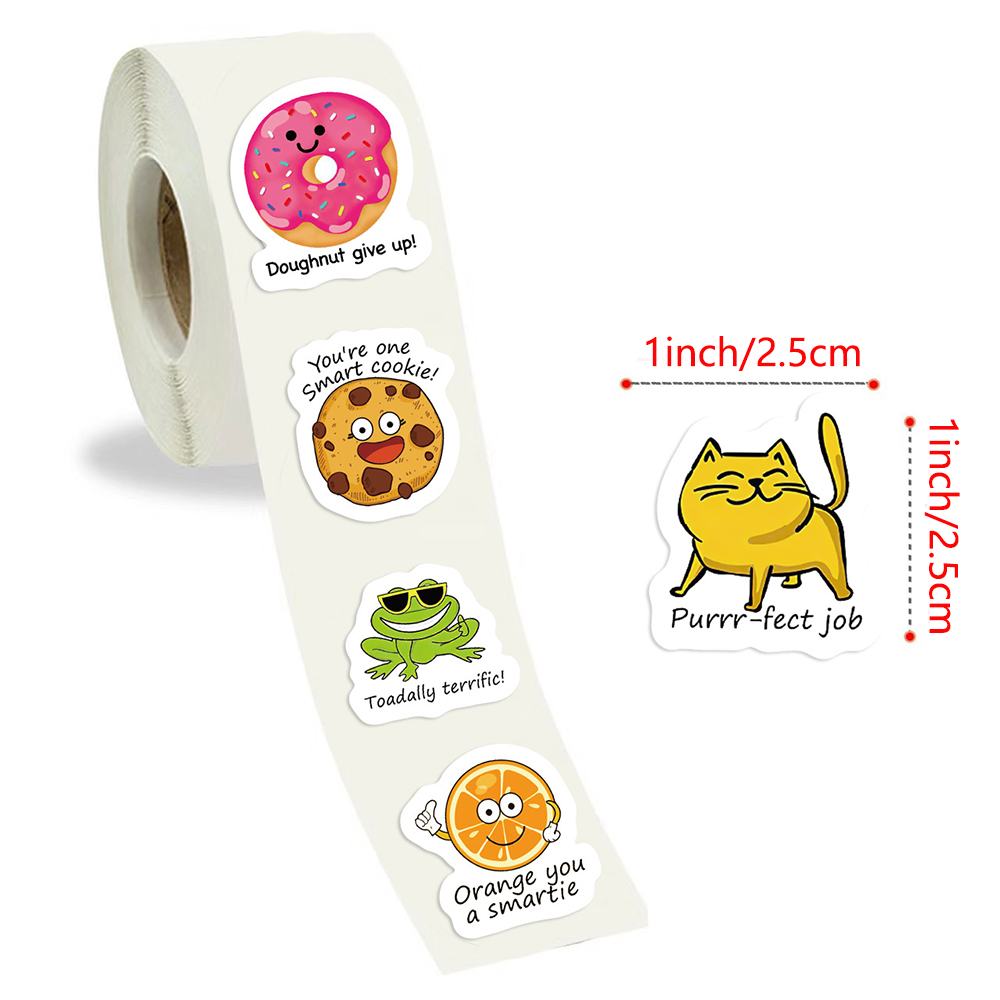 100-500pcs Cute Decal Student  - đánh giá và giá Kids Education Motivation