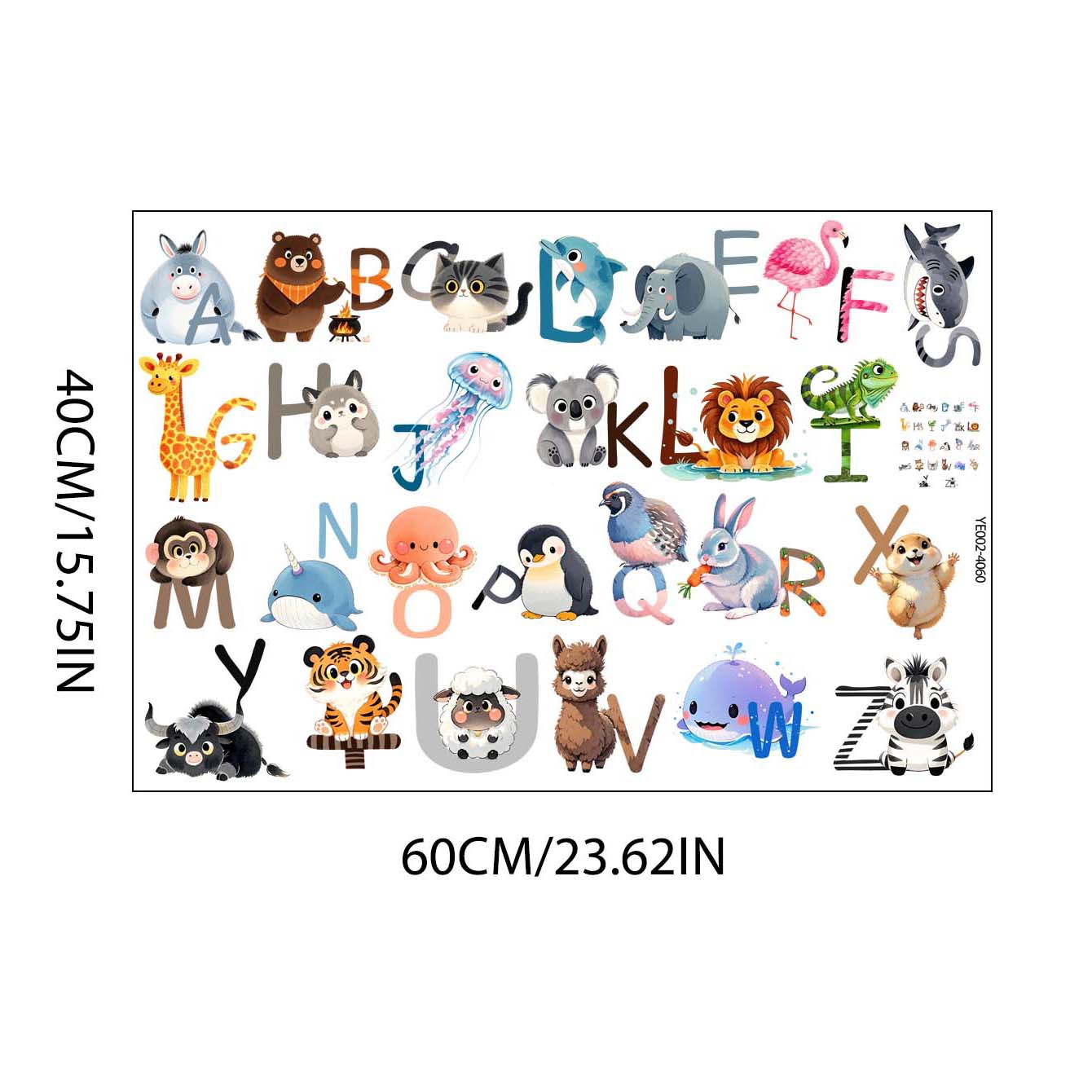 26 Letter English Alphabet Wal - đánh giá và giá Kids Education Wallpaper