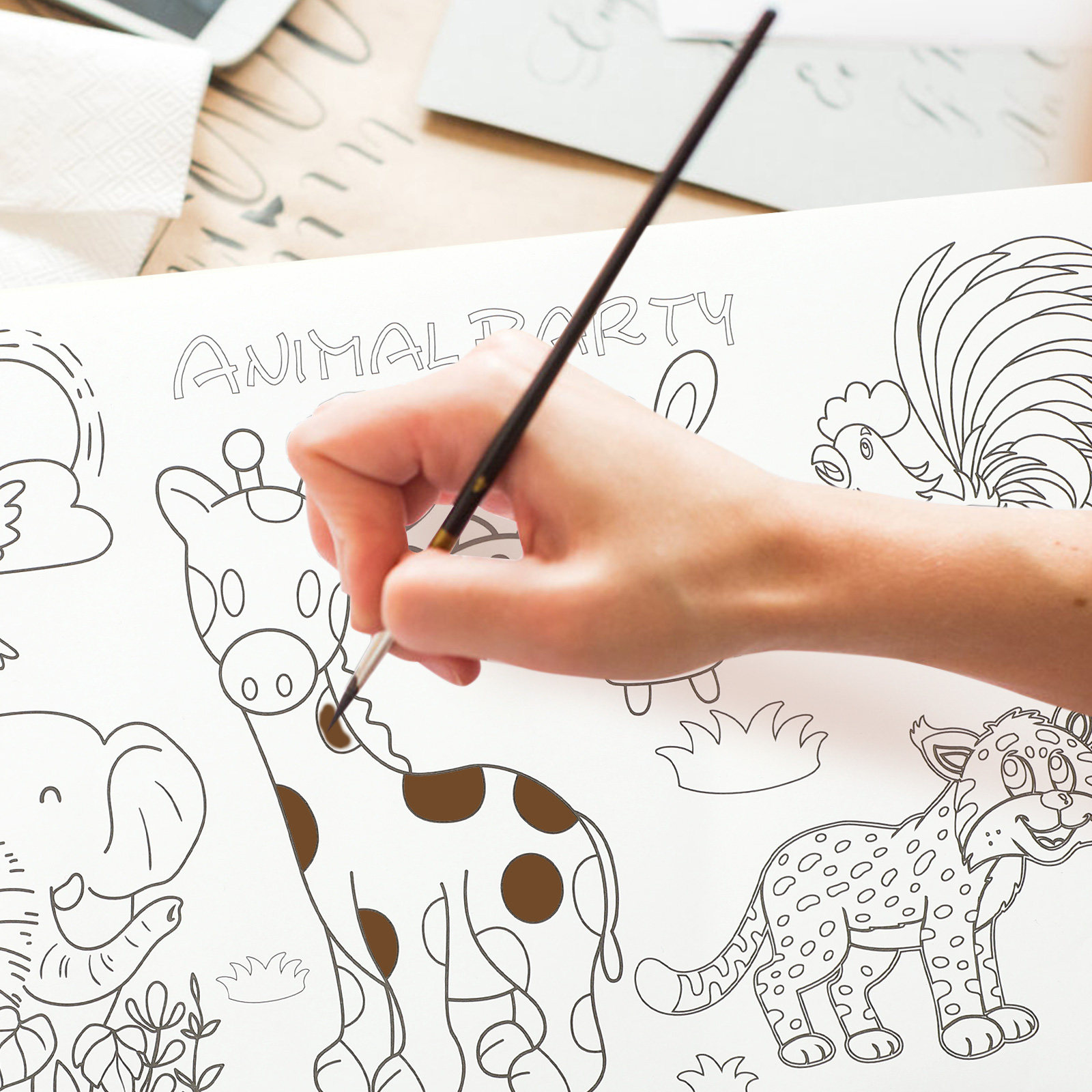 Educational Coloring Poster fo - đánh giá và giá Kids Education Wallpaper