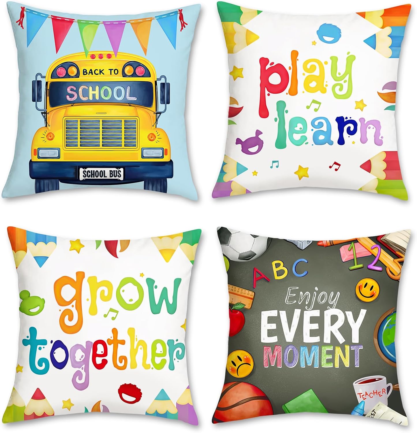 4 Pack Back to School Nursery  - đánh giá và giá Kids Education Motivation